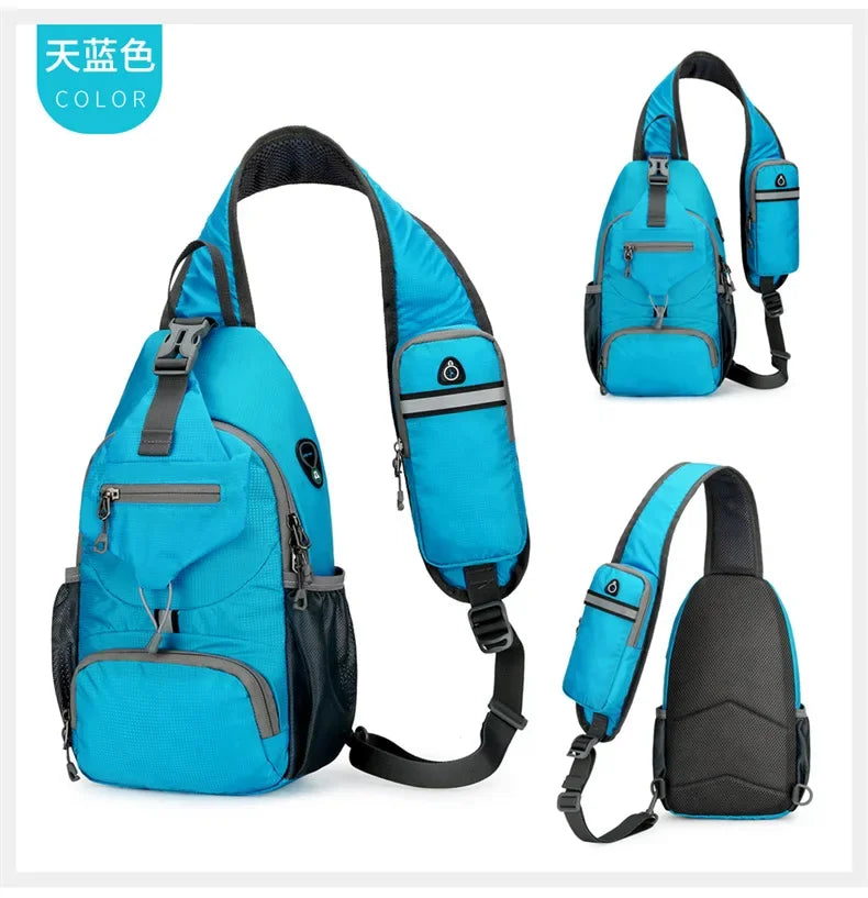Waterproof Nylon Sling Chest Bag