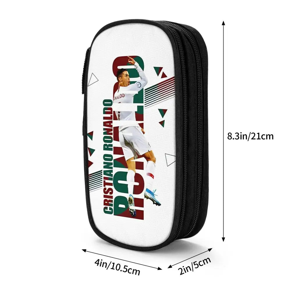 Soccer Star Pen Case – Large-Capacity Pencil Pouch
