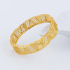 Gold Plated Hollow Bangles for Women