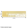 Kawaii Cat Design Metal Ruler and Bookmark
