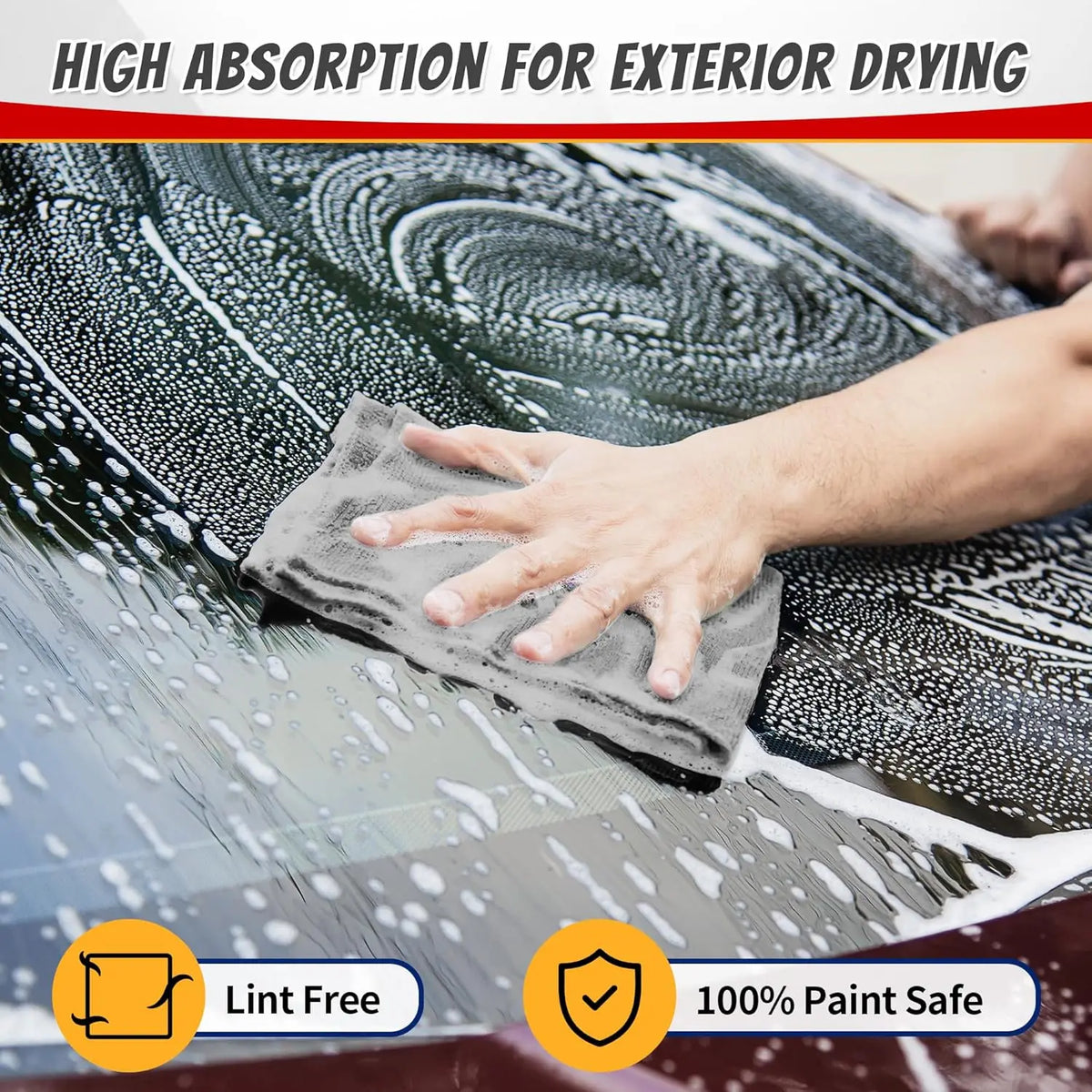 Premium Microfiber Car Cleaning Wipes