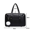 Japanese Preppy PU Leather Shoulder Bag