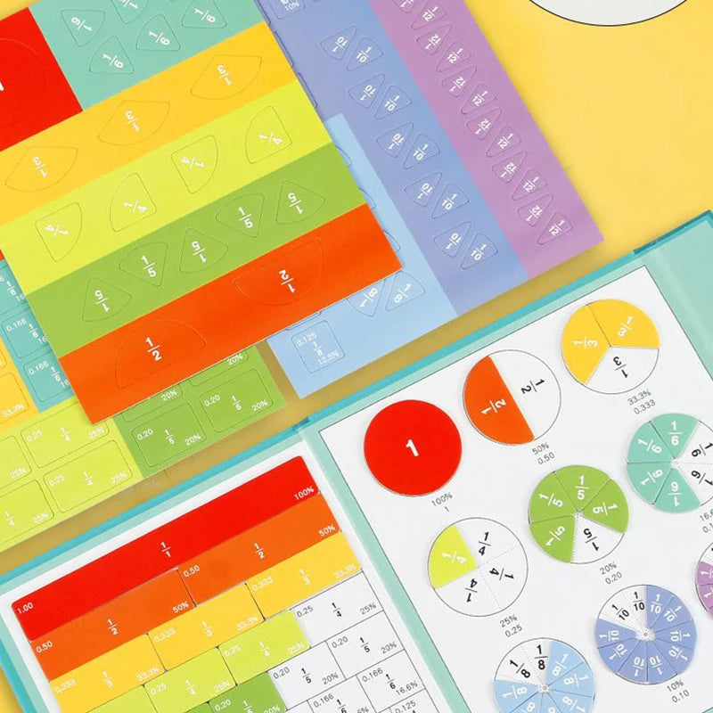 Magnetic Fraction Tiles & Circles Learning Set