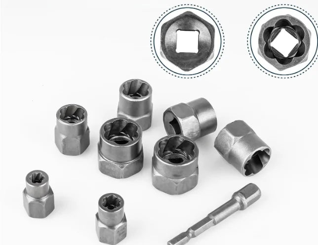 14-Piece Damaged Bolt & Nut Remover Socket Set