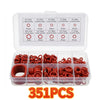 Silicone O-Ring Assortment Kit for Plumbing, Auto Repair, and Sealing Applications