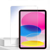 A clear screen protector is shown being applied to an iPad, demonstrating a 9H screen protector.