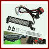Motorcycle LED Headlight with Light Bar and On-Off Switch