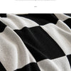 Checkerboard Jacquard Sofa Cover – Washable Nordic Style Slipcover
