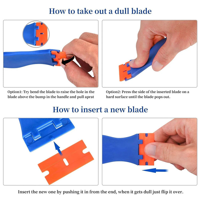 Plastic Razor Blade Scraper Tool