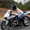 Cat Ear Full Face Motorcycle Helmet with Removable Ears