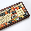 Cute Cartoon Cat Keycap Set – 133 PBT Keycaps for Mechanical Keyboards