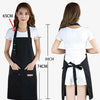 Canvas Cotton Cooking Apron with Adjustable Halter Neck and Large Pockets