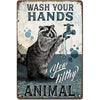 Vintage Metal Bathroom Sign - "This Is A Bathroom, Not An Internet Cafe"