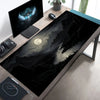 Large Non-Slip Mouse Pad with Night Moonlight Design