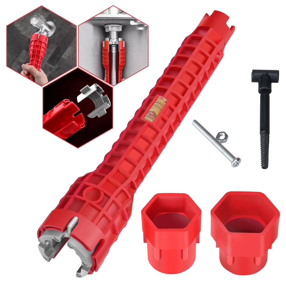 14-in-1 Multi-Functional Faucet and Sink Wrench Kit