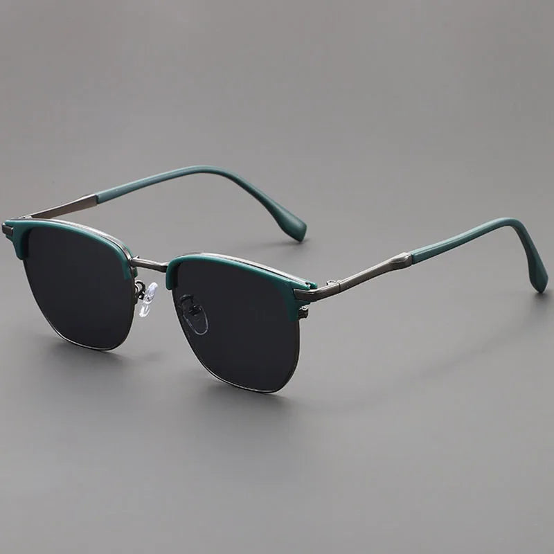 Vintage Square Metal Frame Sunglasses