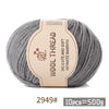 Combed Alpaca Blend Yarn for Hand Knitting – 10-Pack Wool Balls