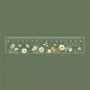 15cm Floral Design Ruler - Daisy & Rose Pattern Measuring Tool