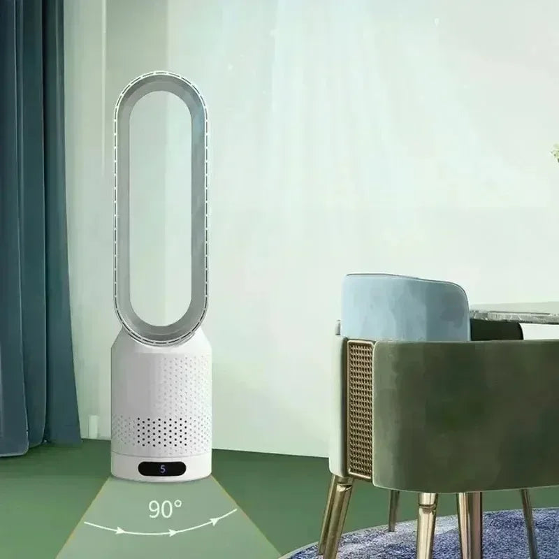Smart Bladeless Tower Fan with Remote Control