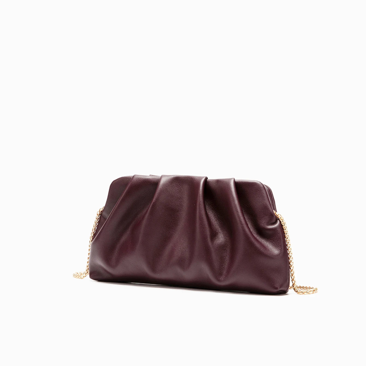 Elegant Chain Shoulder Bag with Crystal Accents