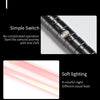 Display of a black lightsaber product featuring simple switch, soft lighting, and realistic sound effects.
