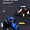 Remote-Controlled Farm Tractor Toy with Realistic Engineering Details