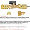 Dual-Size Refrigerant Valve Core Remover & Installer Kit with 10 Spare Cores