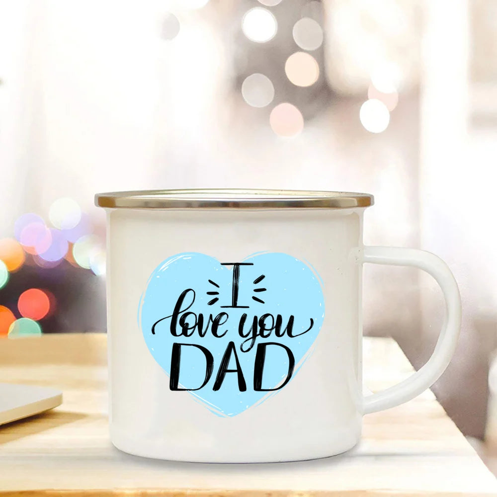 Tasses en émail pour cadeaux de la fête des Pères