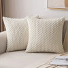 Striped Corduroy Throw Pillow Covers - Farmhouse Boho Decor