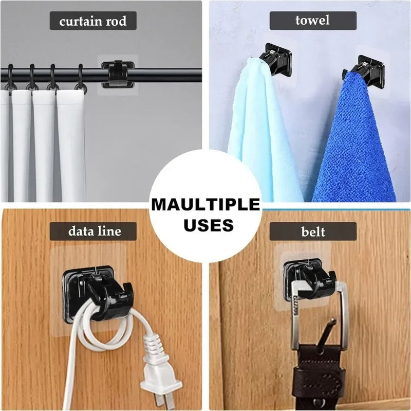 No-Drill Adjustable Curtain Rod Brackets