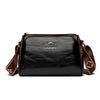 Vintage Barrel Crossbody Shoulder Bag with Sequined Letter Accent
