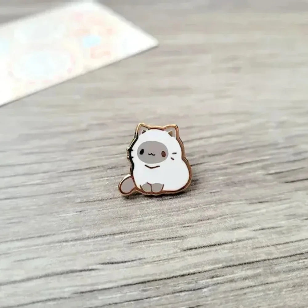 Adorable Cat Enamel Pins Set – Kawaii Kitten Brooches for Cat Lovers