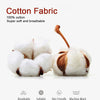 Quilted Cotton Pillow Cover Set with Embroidered Detail – Hypoallergenic 50x70 cm