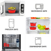 Collapsible Silicone Food Storage Containers with Lids
