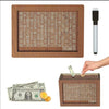 Wooden Savings Challenge Money Box