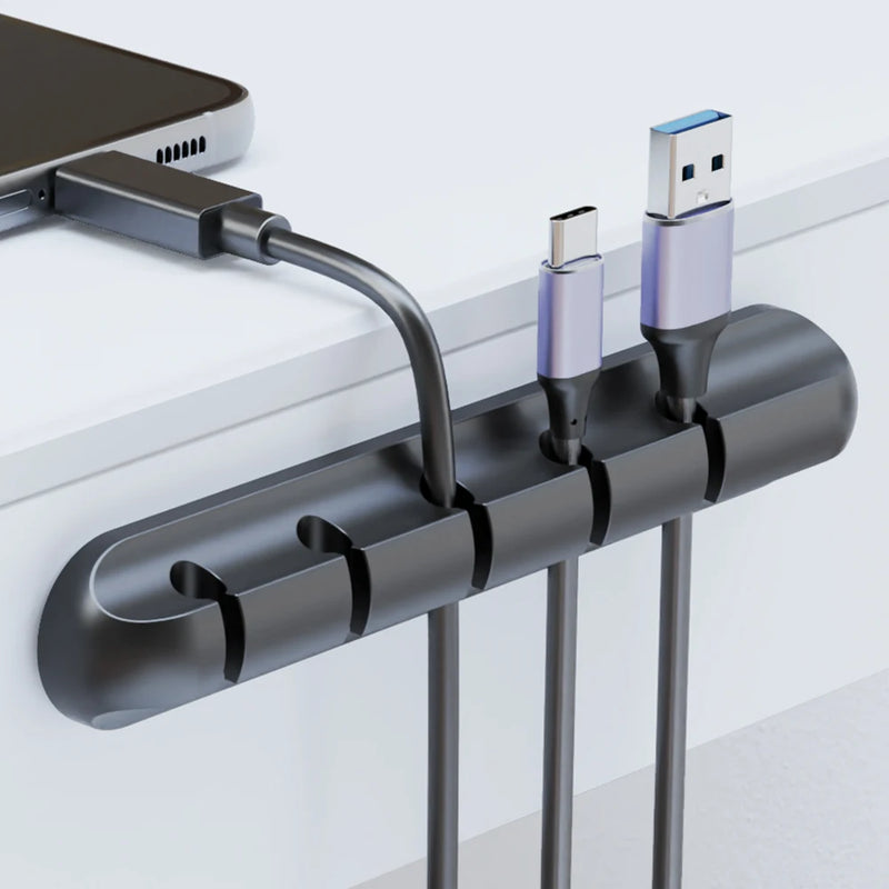 Clips Adhesivos para Gestión de Cables
