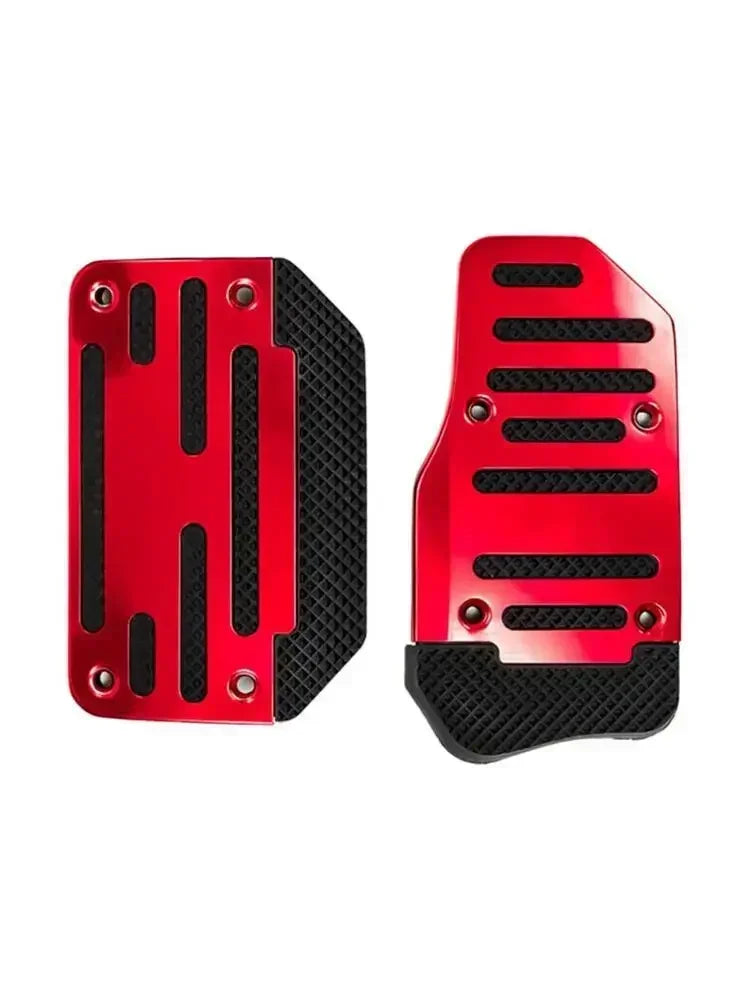 Non-Slip Aluminum Pedal Covers for Gas and Brake