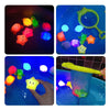 Glow-in-the-Dark Animal Bath Toy Set with Floating Net