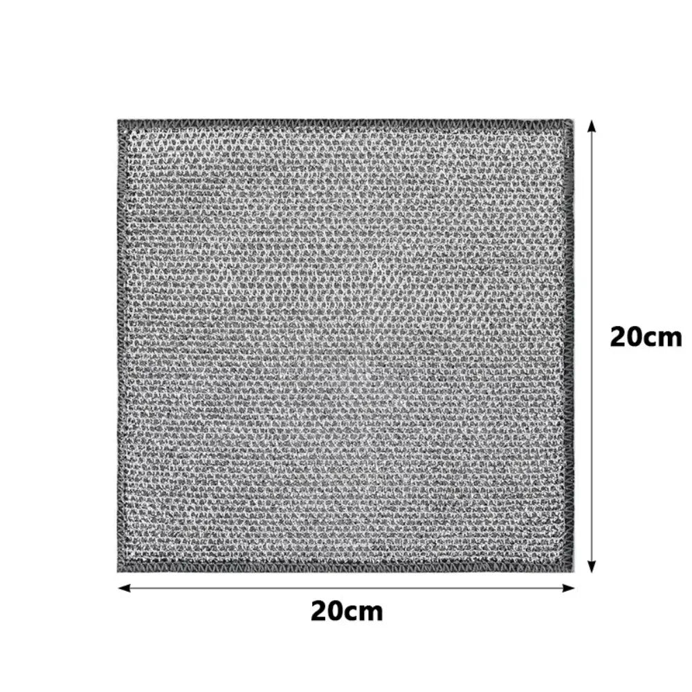 Double-Sided Steel Wire Cleaning Cloths for Kitchen