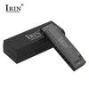 A black protective case for a 10-hole 20-tone harmonica in C instrument.