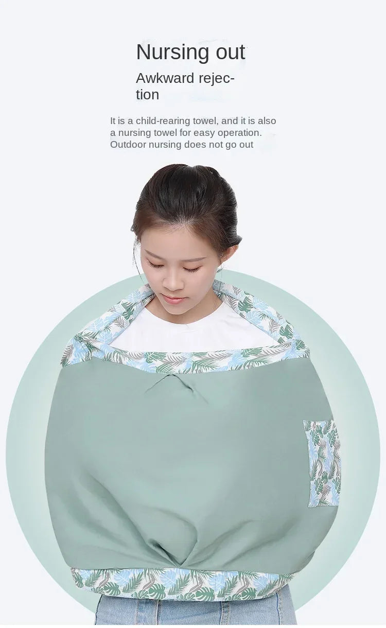 Breathable Mesh Baby Wrap Carrier and Nursing Cover