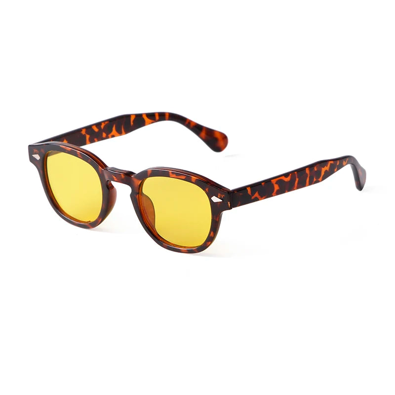 Retro Tortoise Shell Square Sunglasses