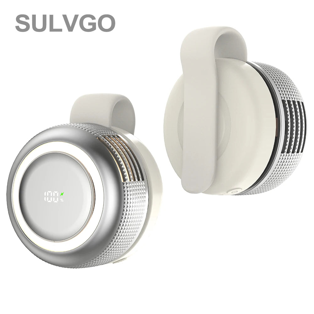 Portable Clip-On Fan with 2000mAh Battery