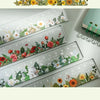 15cm Floral Design Ruler - Daisy & Rose Pattern Measuring Tool