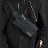 Vintage Style Crossbody Chest Bag for Men – Compact Nylon Shoulder Pack