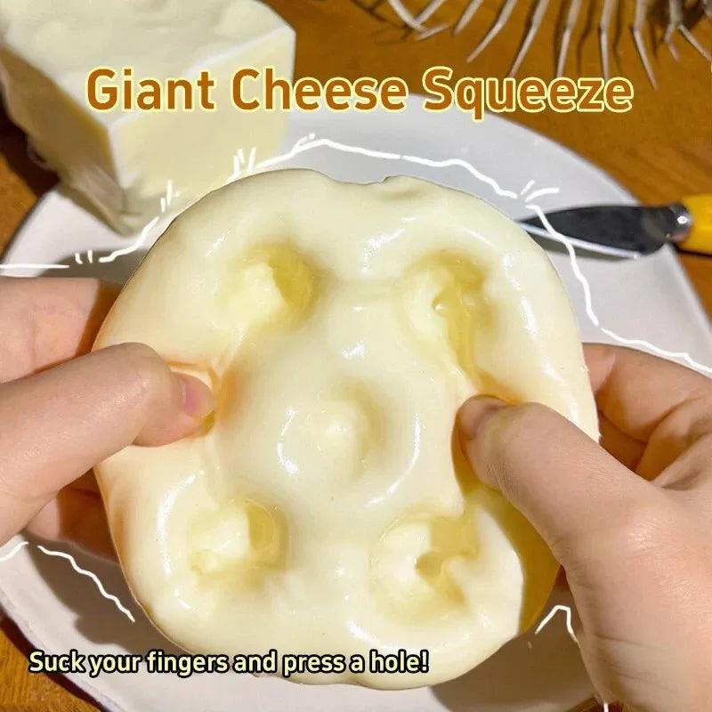 Realistic Cheese Squishy Fidget Toy – Slow-Rising Stress Relief