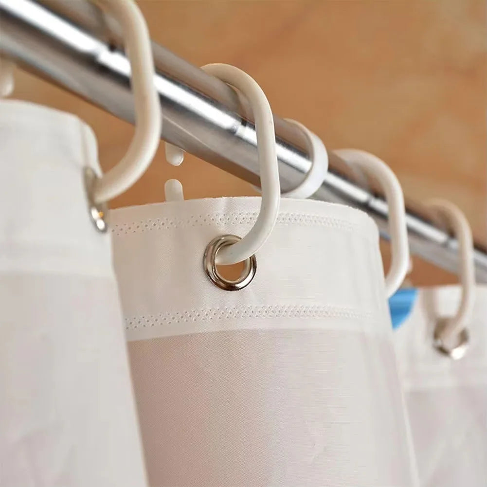Starfish Waterproof PEVA Shower Curtain with Hooks