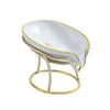Leaf-Shape Self-Draining Soap Dish with Metal Bracket