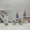 Flameless LED Prayer Candle with Religious Icon