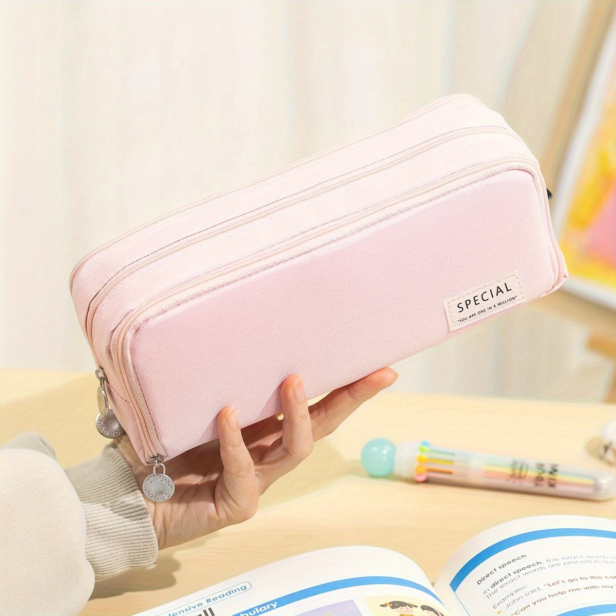 Multi-Layer Pencil Case with Large Capacity